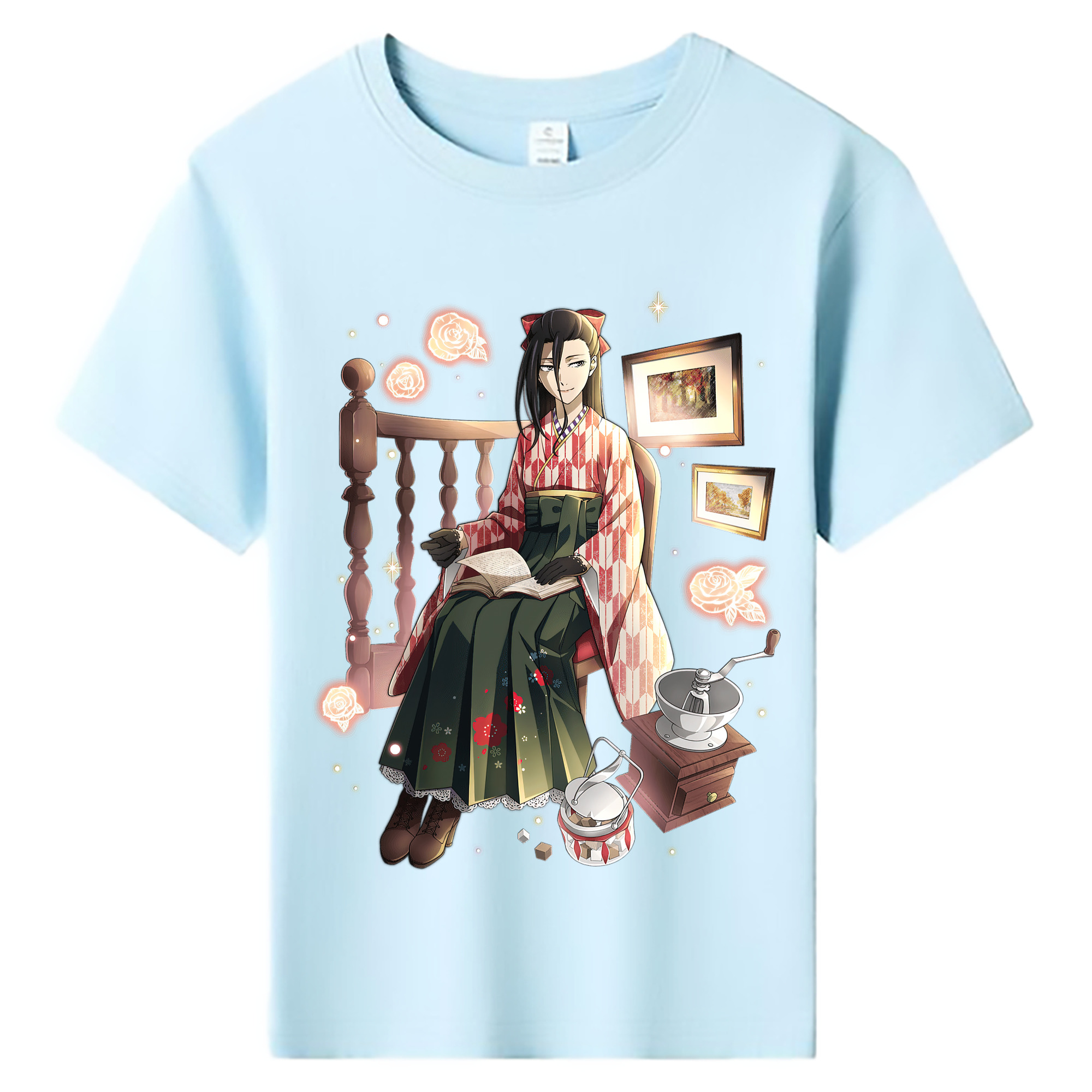 （画像用） 文豪ストレイドッグス Bungo Stray Dogs 綿100％キッズTシャツ（フロントプリント）
